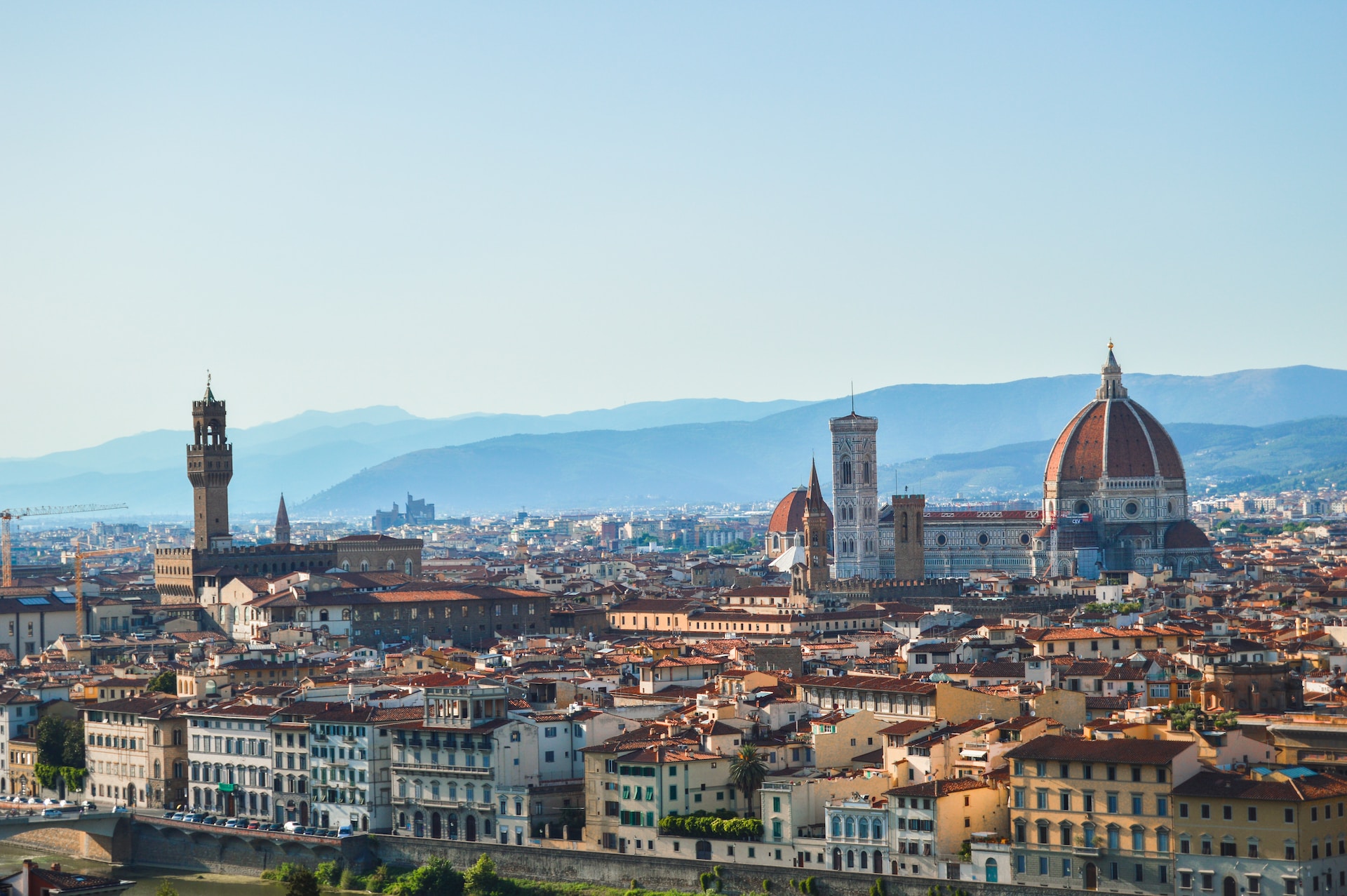 Photograph of central Florence, looking ancient and beautiful, like a setting these historical fiction editors would be able to help you flesh out.